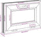 vidaXL - Kelderraam - RISOR - 60x40 - cm - 2 - glas - kiepbaar - wit