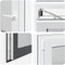 vidaXL - Kelderraam - RISOR - 60x90 - cm - draaikiep-draai - DIN - links - antraciet