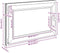 vidaXL - Kelderraam - RISOR - 60x90 - cm - draaikiep-draai - DIN - links - antraciet