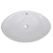 vidaXL - Keramische - wastafel - ovaal - - 59 - x - 38,5 - cm