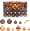 vidaXL - Kerstballen - 100 - st - 3/4/6 - cm - bruin