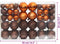 vidaXL - Kerstballen - 100 - st - 3/4/6 - cm - bruin