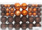 vidaXL - Kerstballen - 100 - st - 3/4/6 - cm - bruin