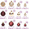 vidaXL - Kerstballen - 100 - st - 3/4/6 - cm - champagnekleurig - en - bruin