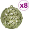 vidaXL - Kerstballen - 100 - st - 3/4/6 - cm - lichtgroen