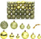 vidaXL - Kerstballen - 100 - st - 3/4/6 - cm - lichtgroen