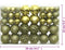 vidaXL - Kerstballen - 100 - st - 3/4/6 - cm - lichtgroen