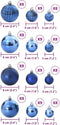 vidaXL - Kerstballen - 100 - st - Ø3/4/6 - cm - blauw