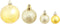 vidaXL - Kerstballen - 100 - st - rood/goudkleurig/groen