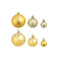 vidaXL - Kerstballen - 100 - st - zilverkleurig/goudkleurig