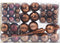 vidaXL - Kerstballen - 98 - st - Ø3/4/6 - cm - bruin