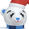 vidaXL - Kerstbeer - met - LED's - opblaasbaar - 180 - cm