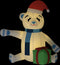 vidaXL - Kerstbeer - met - LED's - opblaasbaar - 240 - cm