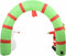 vidaXL - Kerstboog - kerstman - en - sneeuwpop - opblaasbaar - LED - 223 - cm