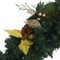 vidaXL - Kerstboog - met - LED-lampjes - 90 - cm - PVC - groen