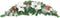 vidaXL - Kerstboog - met - LED-lampjes - 90 - cm - PVC - groen