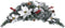 vidaXL - Kerstboog - met - LED-lampjes - 90 - cm - PVC - groen