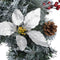 vidaXL - Kerstboog - met - LED-lampjes - 90 - cm - PVC - groen
