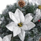 vidaXL - Kerstboog - met - LED-lampjes - 90 - cm - PVC - groen