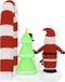 vidaXL - Kerstboog - opblaasbaar - met - LED's - 260 - cm