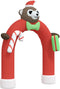 vidaXL - Kerstboog - opblaasbaar - met - LED's - 380 - cm
