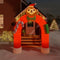 vidaXL - Kerstboog - opblaasbaar - met - LED's - 380 - cm