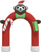 vidaXL - Kerstboog - opblaasbaar - met - LED's - 380 - cm