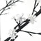 vidaXL - Kerstboom - 120 - LED's - blauw - licht - kersenbloesem - 150 - cm
