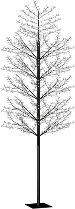 vidaXL - Kerstboom - 2000 - LED's - blauw - licht - kersenbloesem - 500 - cm