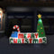 vidaXL - Kerstboom - Merry - Christmas - opblaasbaar - LED - 240x188 - cm