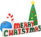vidaXL - Kerstboom - Merry - Christmas - opblaasbaar - LED - 240x188 - cm
