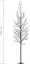 vidaXL - Kerstboom - met - 1200 - LED's - meerkleurig - licht - kersenbloesem - 400 - cm