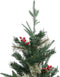 vidaXL - Kerstboom - met - dennenappels - 195 - cm - PVC - en - PE - groen