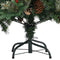 vidaXL - Kerstboom - met - dennenappels - 225 - cm - PVC - en - PE - groen
