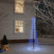 vidaXL - Kerstboom - met - grondpin - 108 - LED's - blauw - 180 - cm