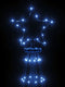 vidaXL - Kerstboom - met - grondpin - 108 - LED's - blauw - 180 - cm