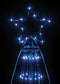vidaXL - Kerstboom - met - grondpin - 1134 - LED's - blauw - 800 - cm