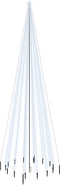 vidaXL - Kerstboom - met - grondpin - 1134 - LED's - koudwit - 800 - cm
