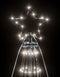 vidaXL - Kerstboom - met - grondpin - 1134 - LED's - koudwit - 800 - cm