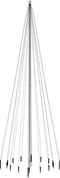 vidaXL - Kerstboom - met - grondpin - 1134 - LED's - meerkleurig - 800 - cm