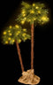 vidaXL - Kerstboom - met - LED - 125 - cm - en - 210 - cm
