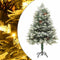 vidaXL - Kerstboom - met - LED - en - dennenappels - 120 - cm - PVC - en - PE - groen