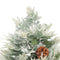 vidaXL - Kerstboom - met - LED - en - dennenappels - 120 - cm - PVC - en - PE - groen