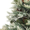vidaXL - Kerstboom - met - LED - en - dennenappels - 120 - cm - PVC - en - PE - groen