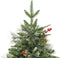 vidaXL - Kerstboom - met - LED - en - dennenappels - 120 - cm - PVC - en - PE - groen