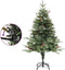 vidaXL - Kerstboom - met - LED - en - dennenappels - 120 - cm - PVC - en - PE - groen