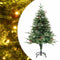 vidaXL - Kerstboom - met - LED - en - dennenappels - 150 - cm - PVC - en - PE - groen