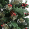 vidaXL - Kerstboom - met - LED - en - dennenappels - 195 - cm - PVC - en - PE - groen
