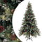 vidaXL - Kerstboom - met - LED - en - dennenappels - 195 - cm - PVC - en - PE - groen