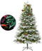 vidaXL - Kerstboom - met - LED - en - dennenappels - 195 - cm - PVC - en - PE - groen